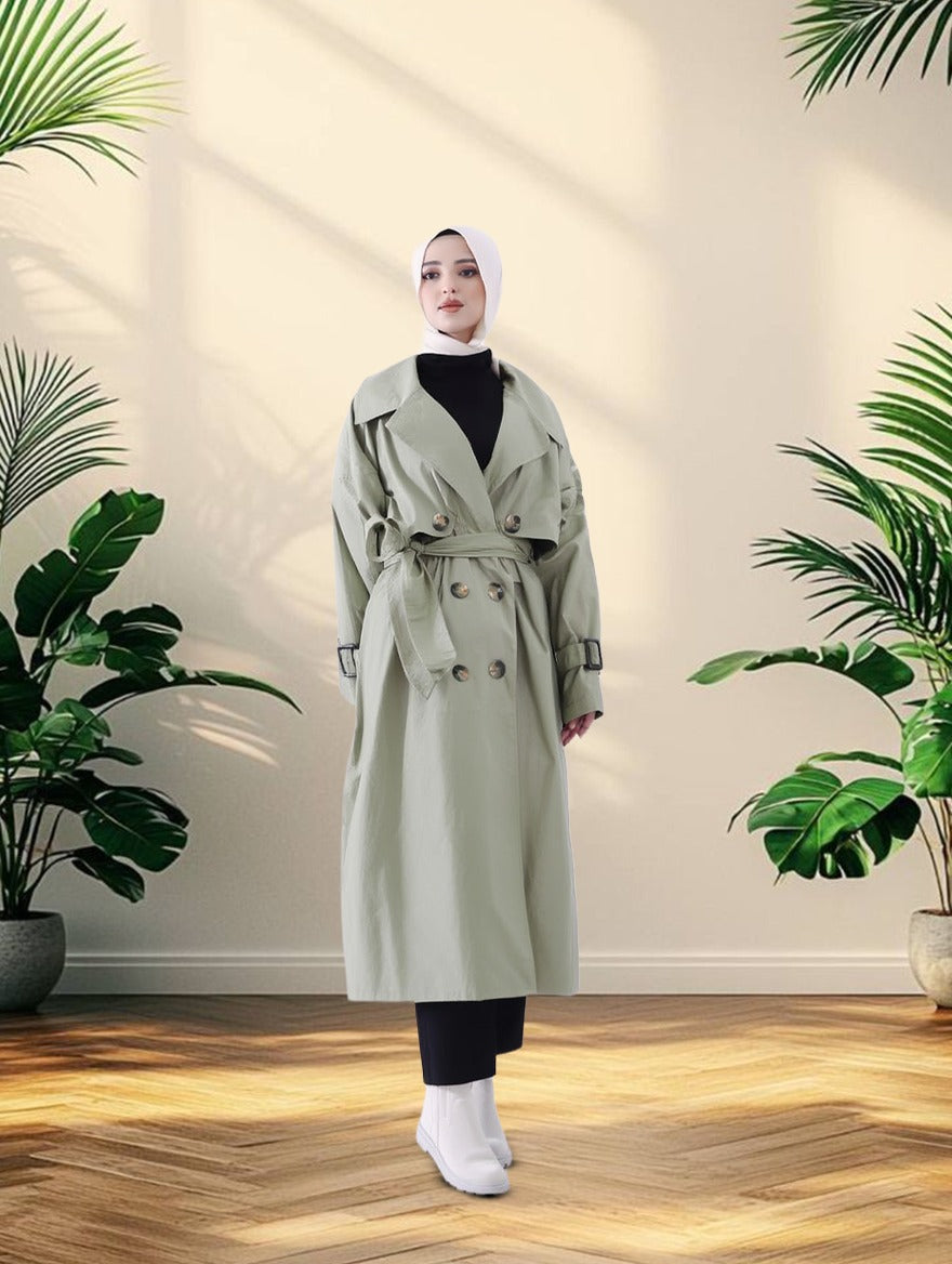Oliva Trench Coat 🫒