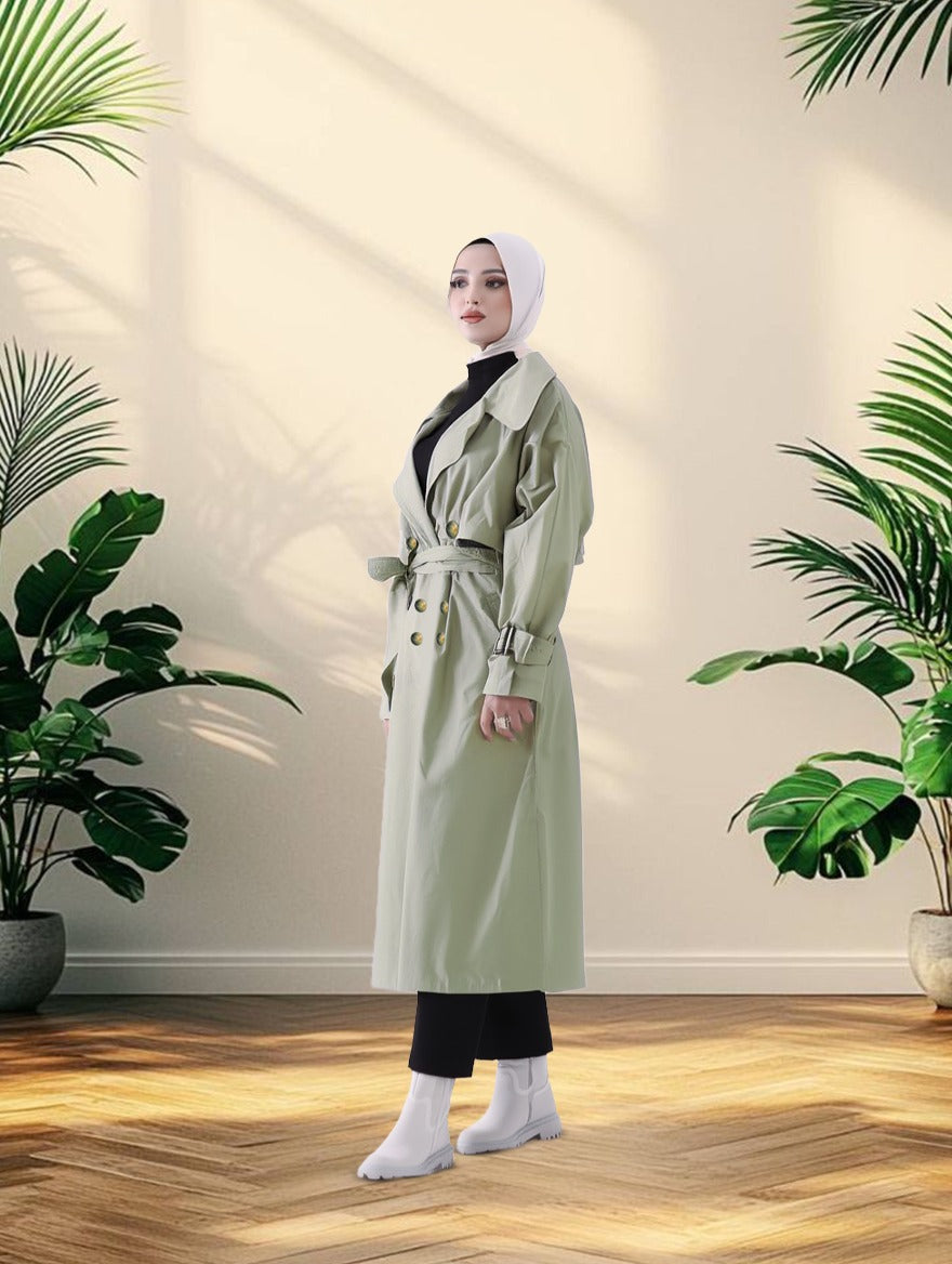 Oliva Trench Coat 🫒
